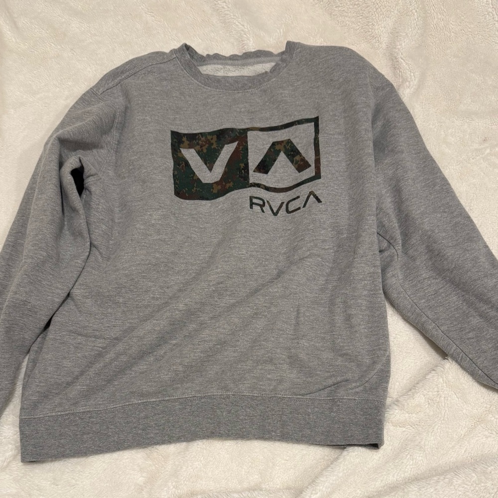 RVCA Gray Sweat Shirt